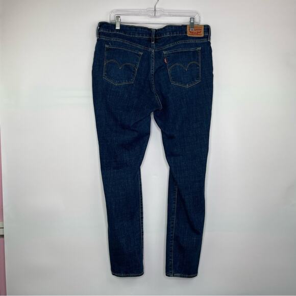 Levi's Women's Skinny Jeans - Dark Blue - Picture 7 of 16